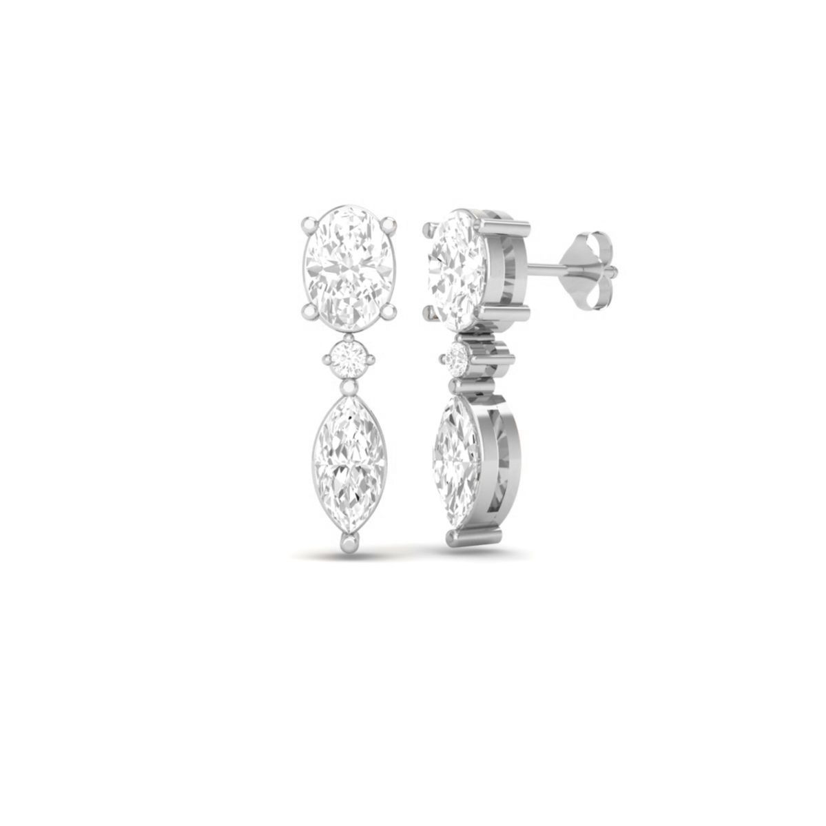 Oval and Marquise Mois...