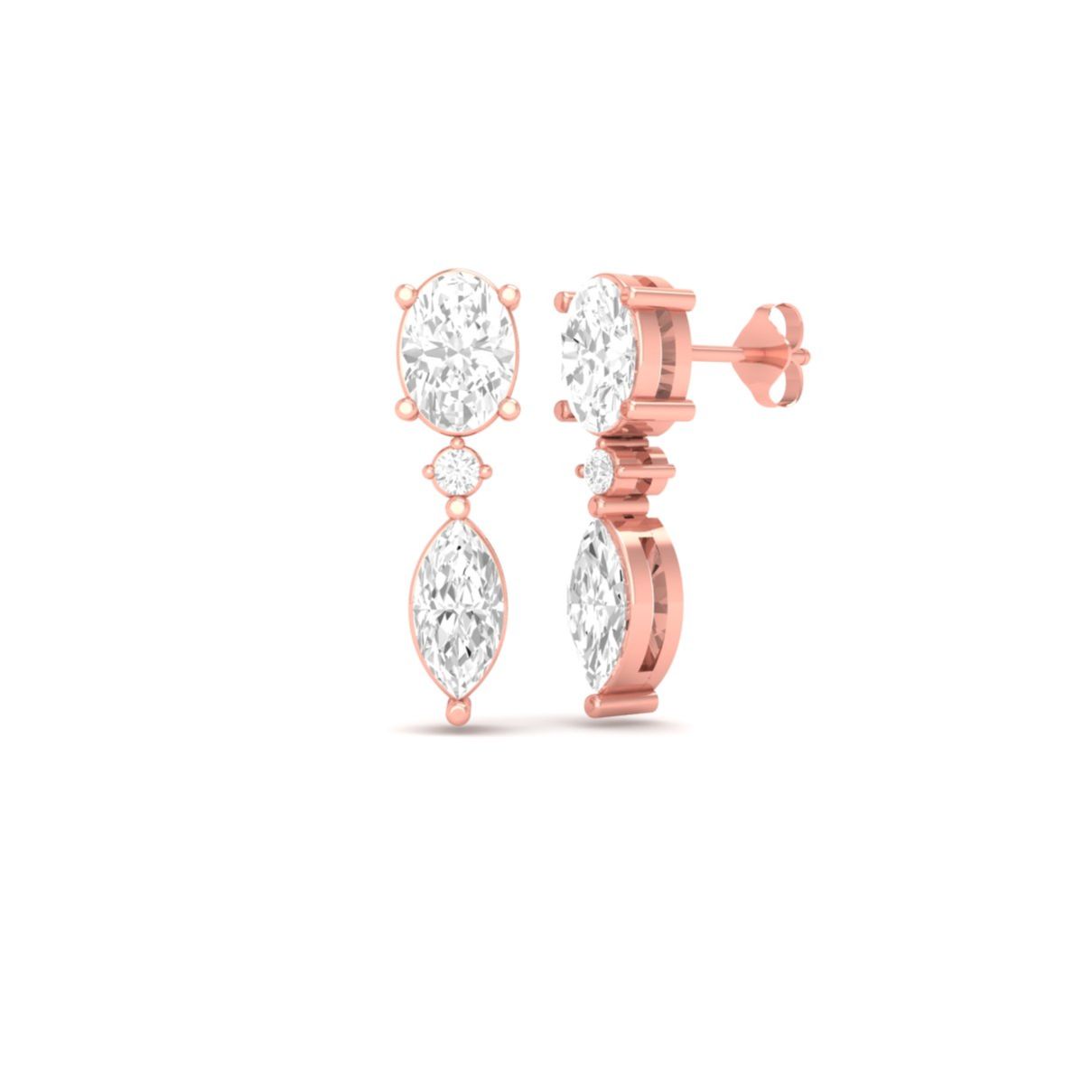 Oval and Marquise Mois...