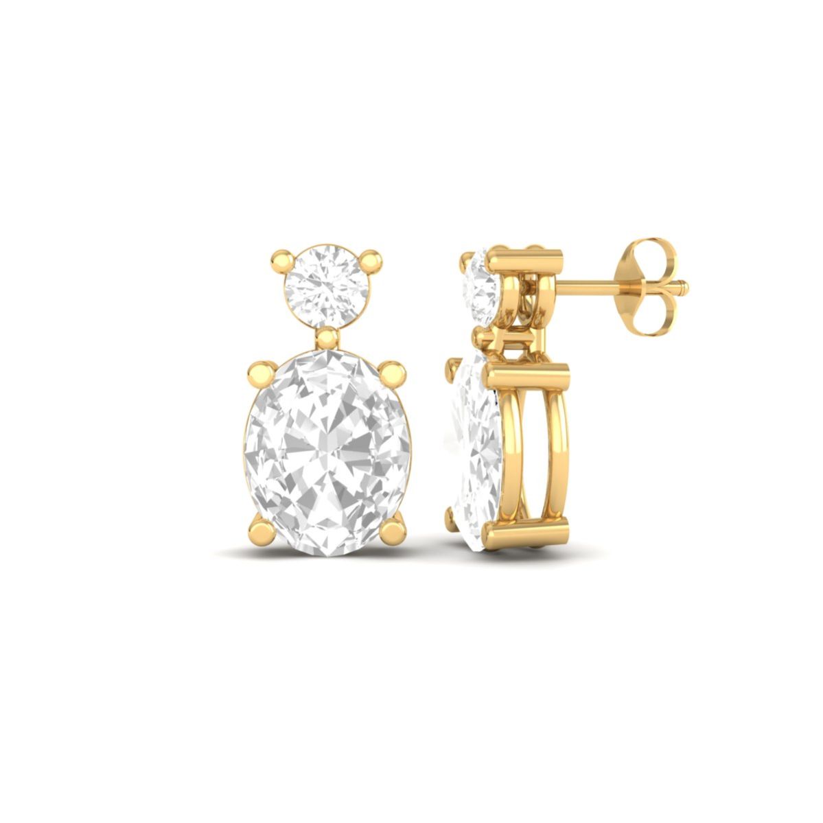 Two Stone Oval and Rou...