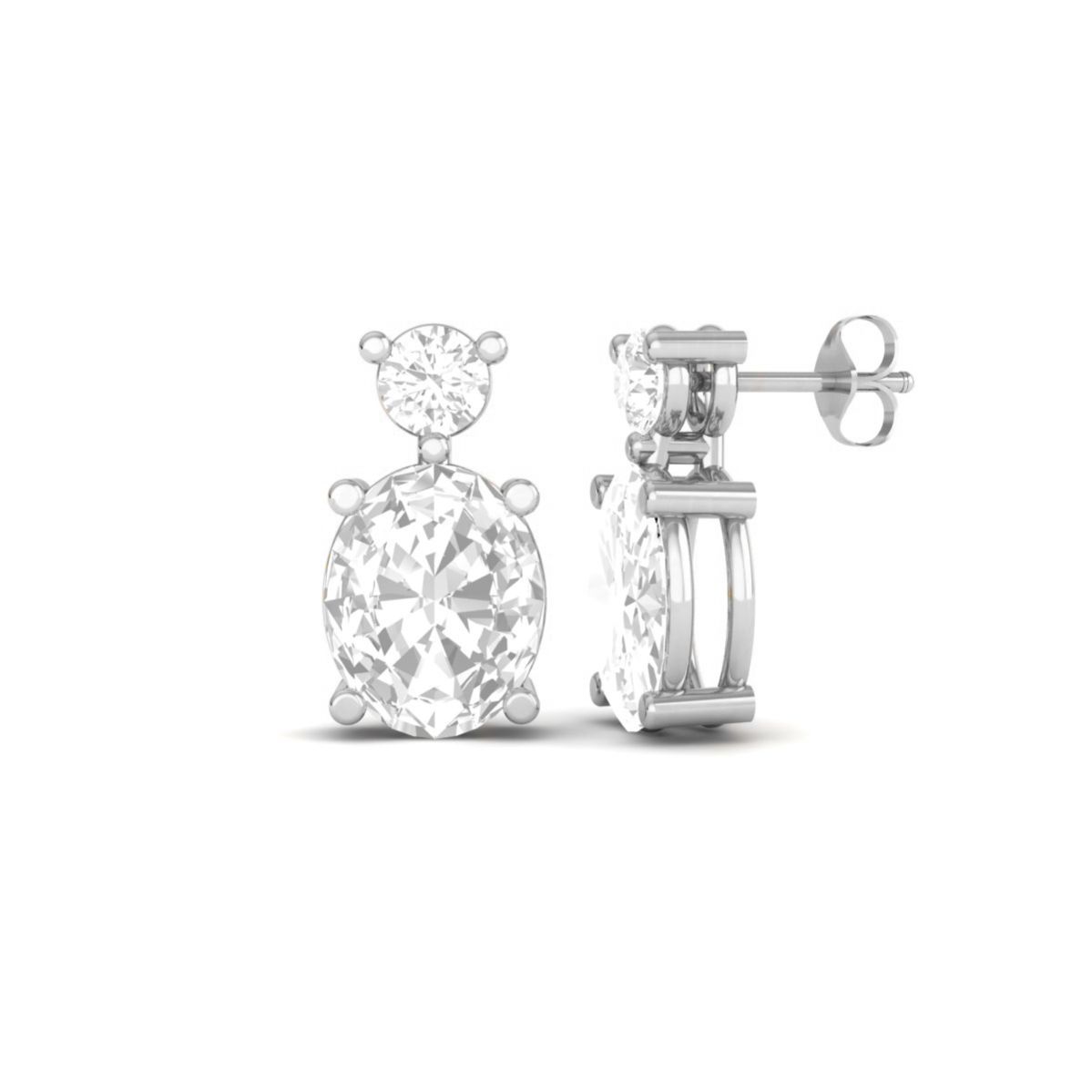 Two Stone Oval and Rou...