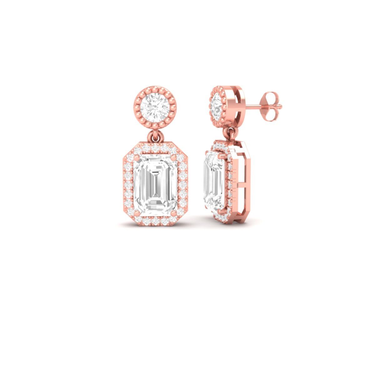 Emerald Cut Moissanite...