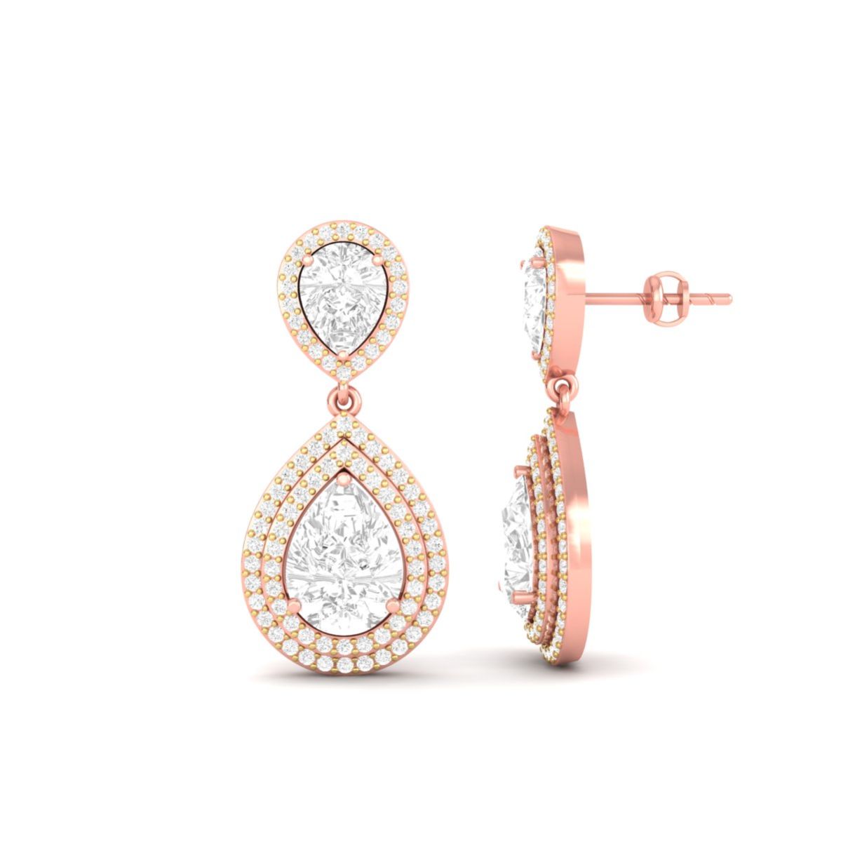 Moissanite Pear Shape ...