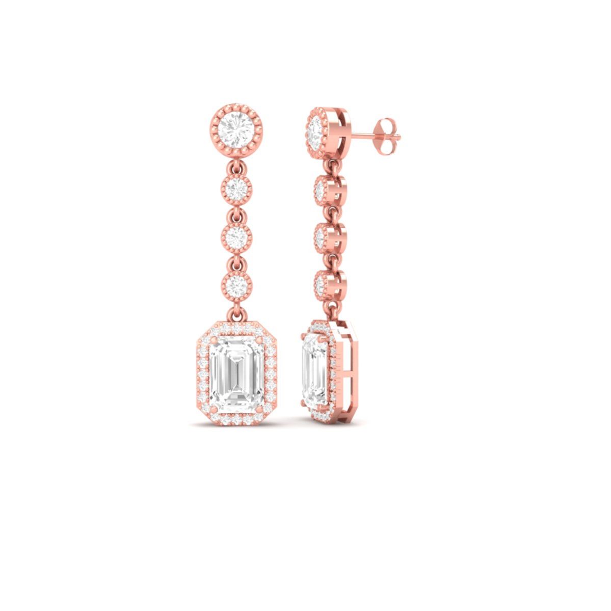 Emerald Cut Moissanite...