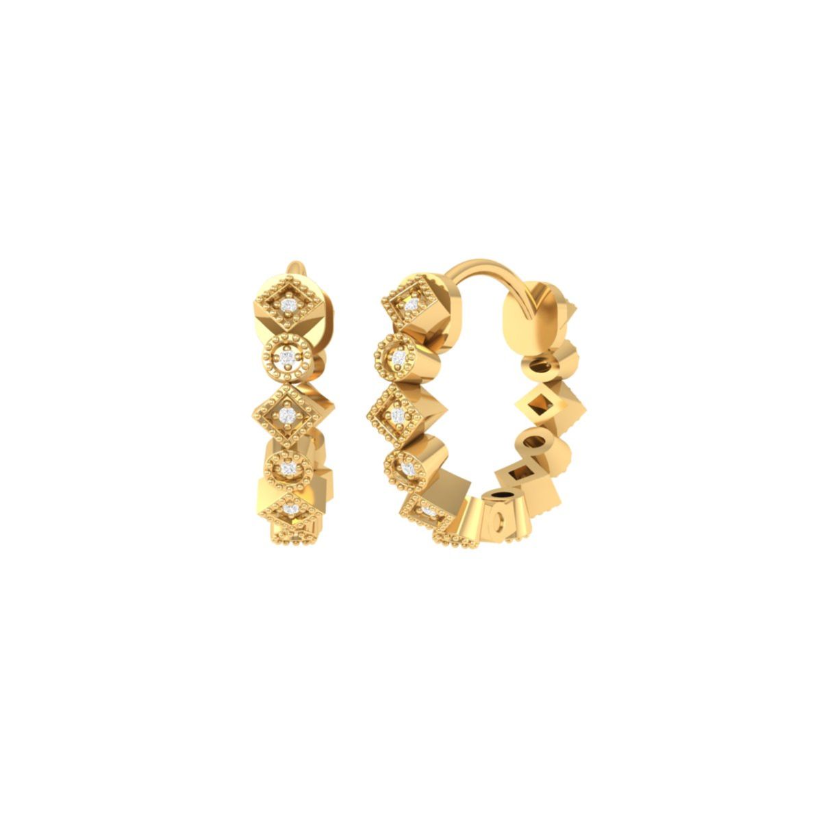 Moissanite Diamond Hug...