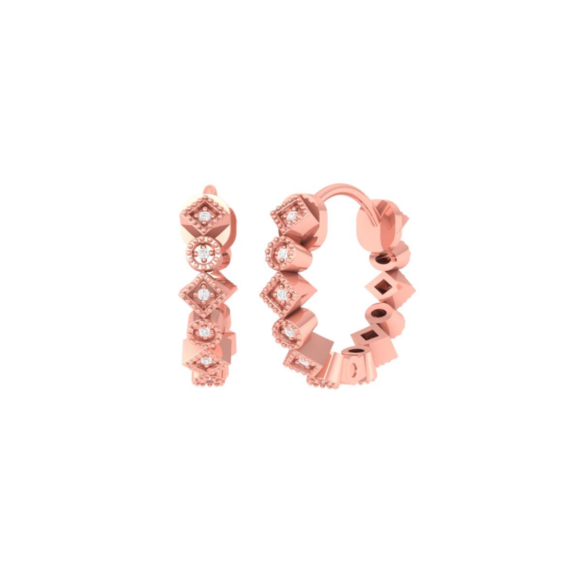 Moissanite Diamond Hug...