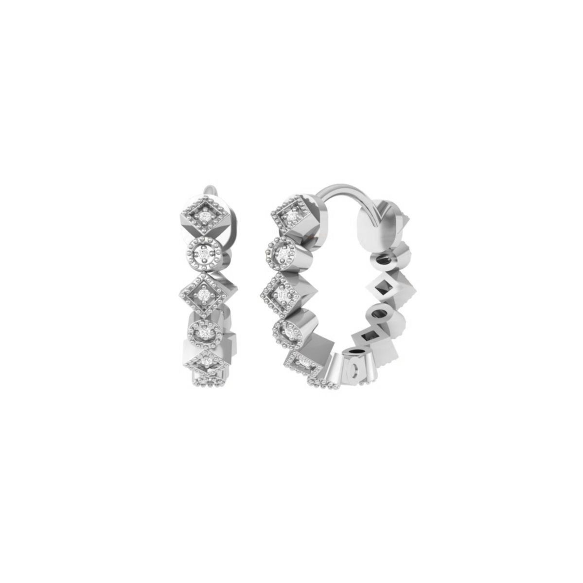 Moissanite Diamond Hug...