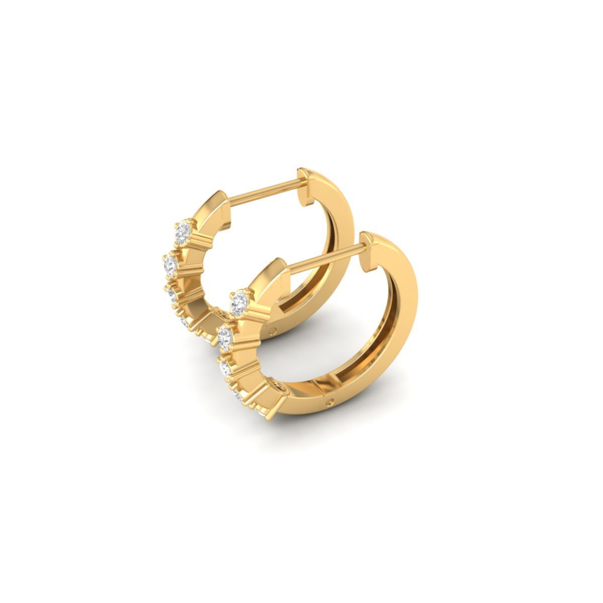 Moissanite Diamond Hoo...