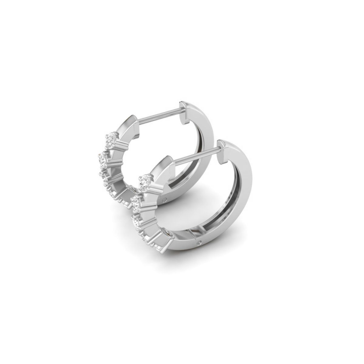 Moissanite Diamond Hoo...