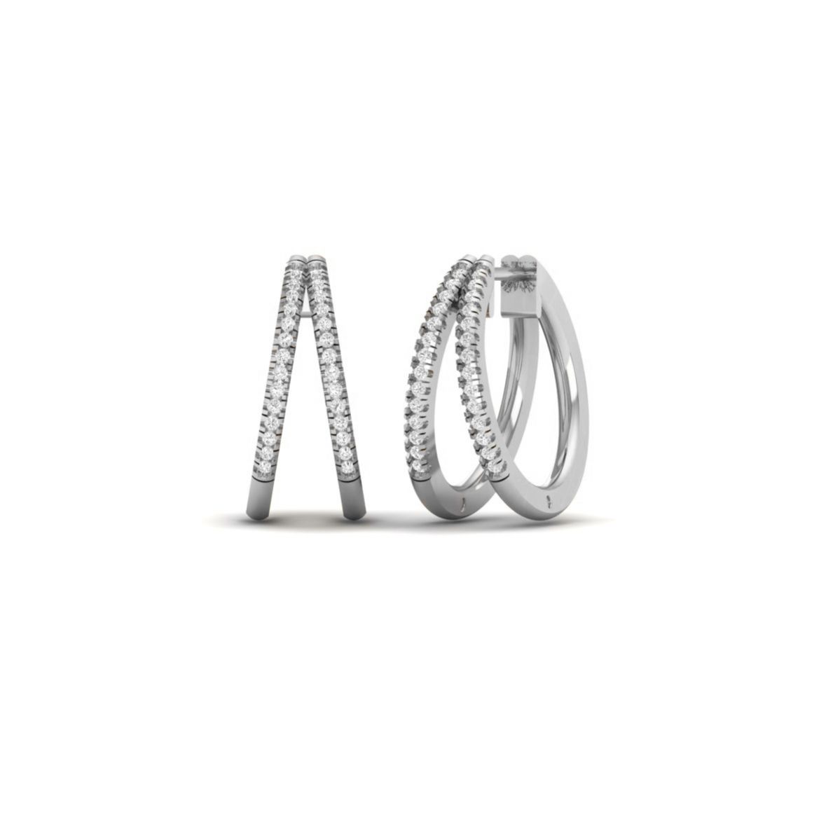 Double Row Moissanite ...