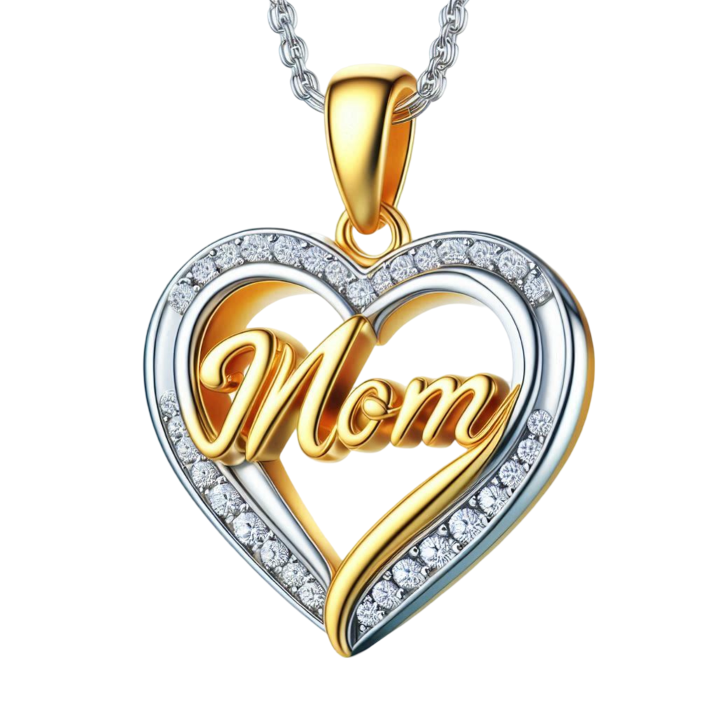 Moissanite MOM Pendant...