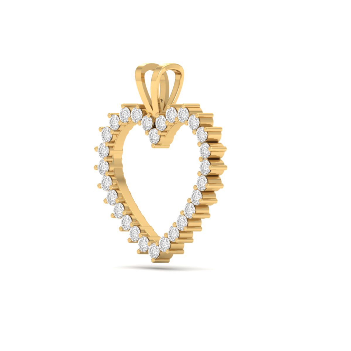 Moissanite Diamond Hea...