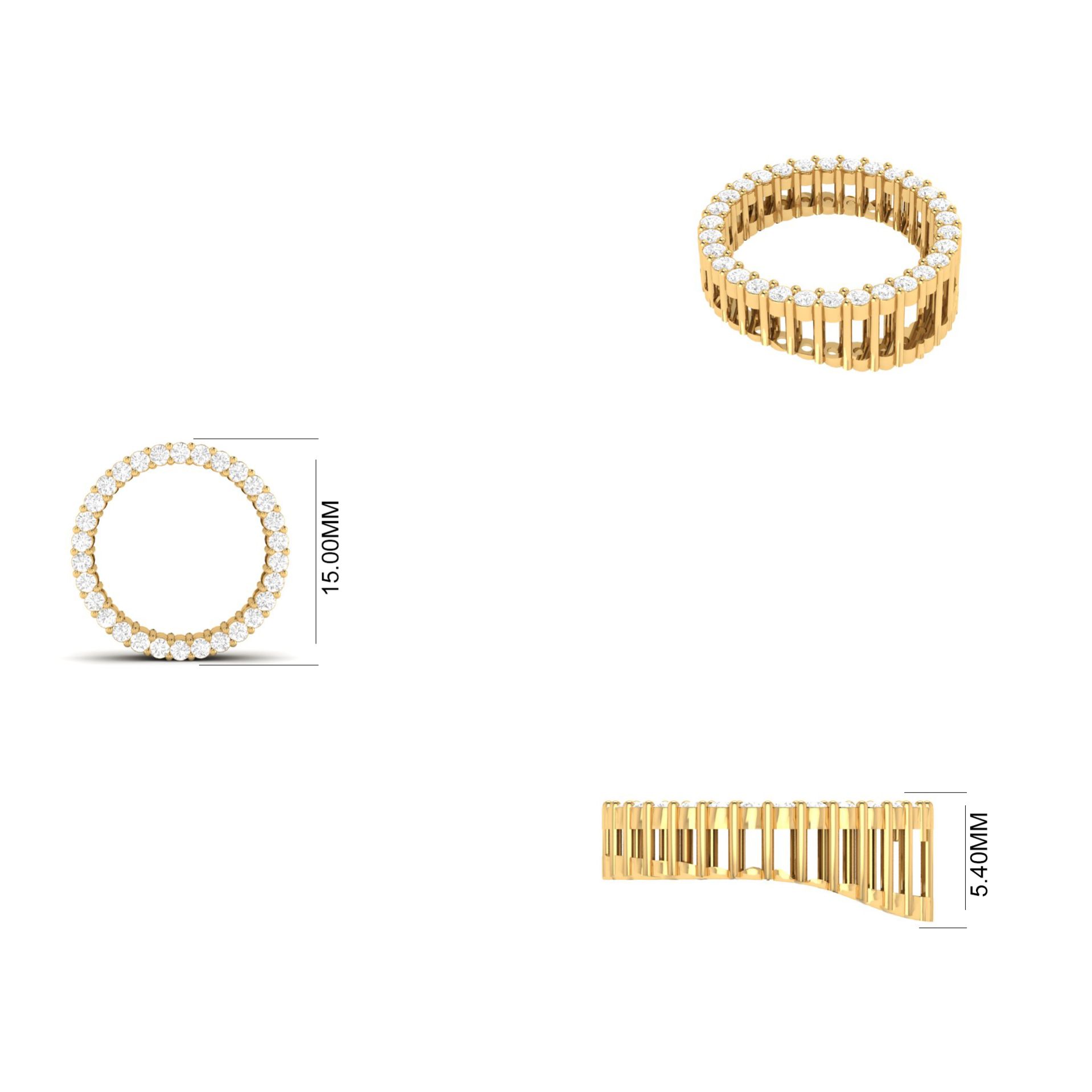 Circle Diamond Pendant...