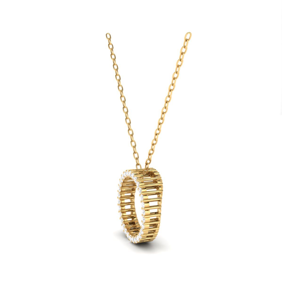 Circle Diamond Pendant...