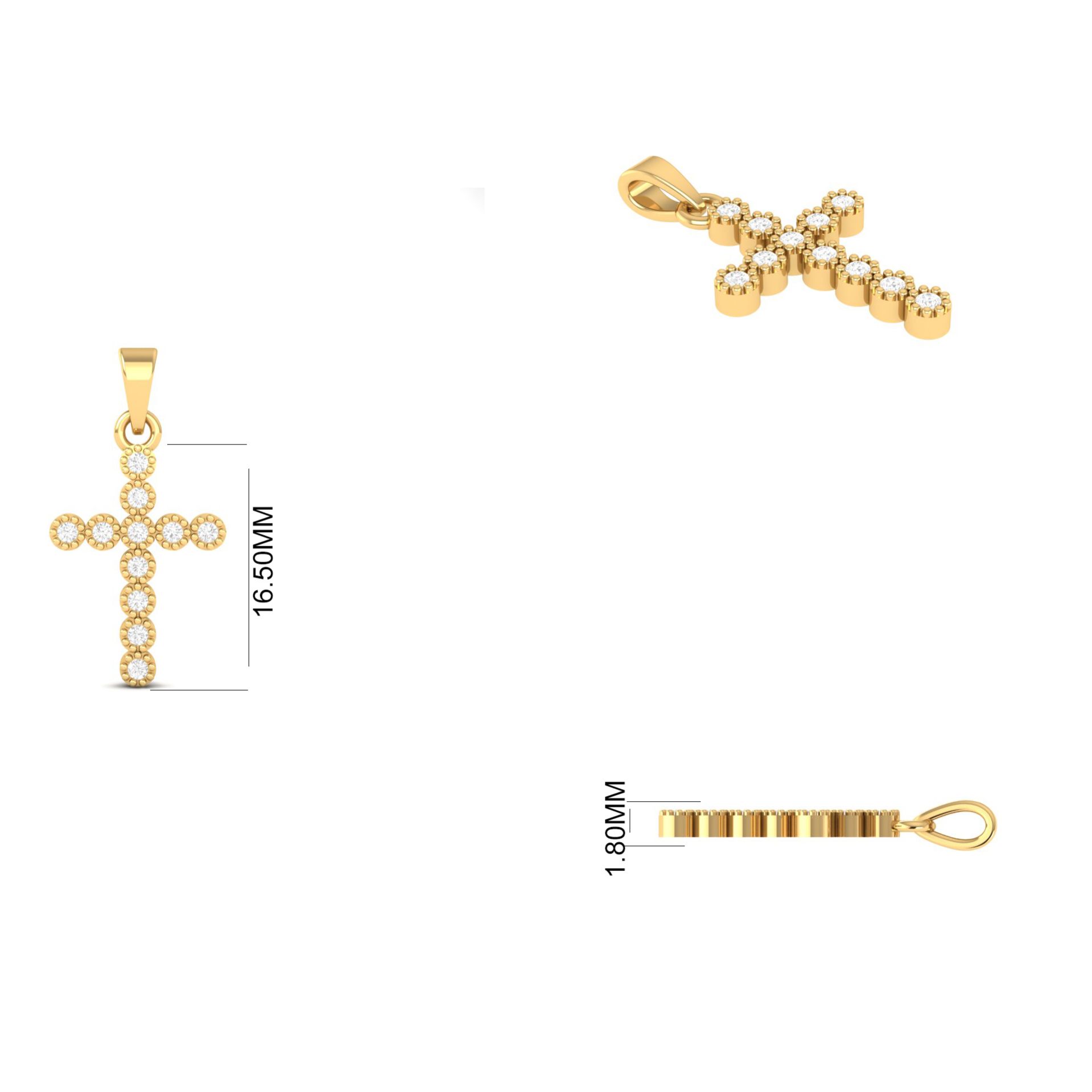 Cross Pendant Necklace...