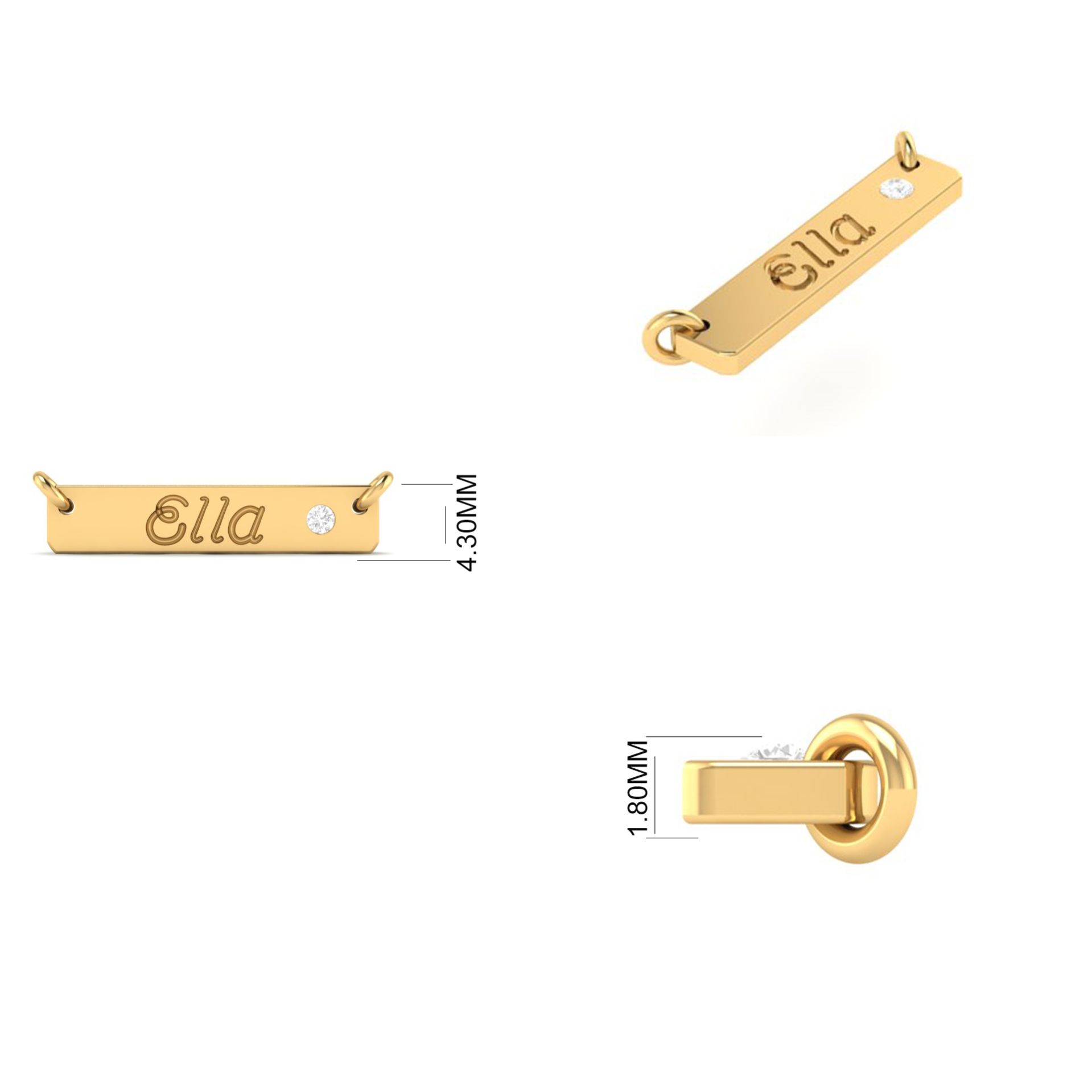 Custom Name Necklace f...