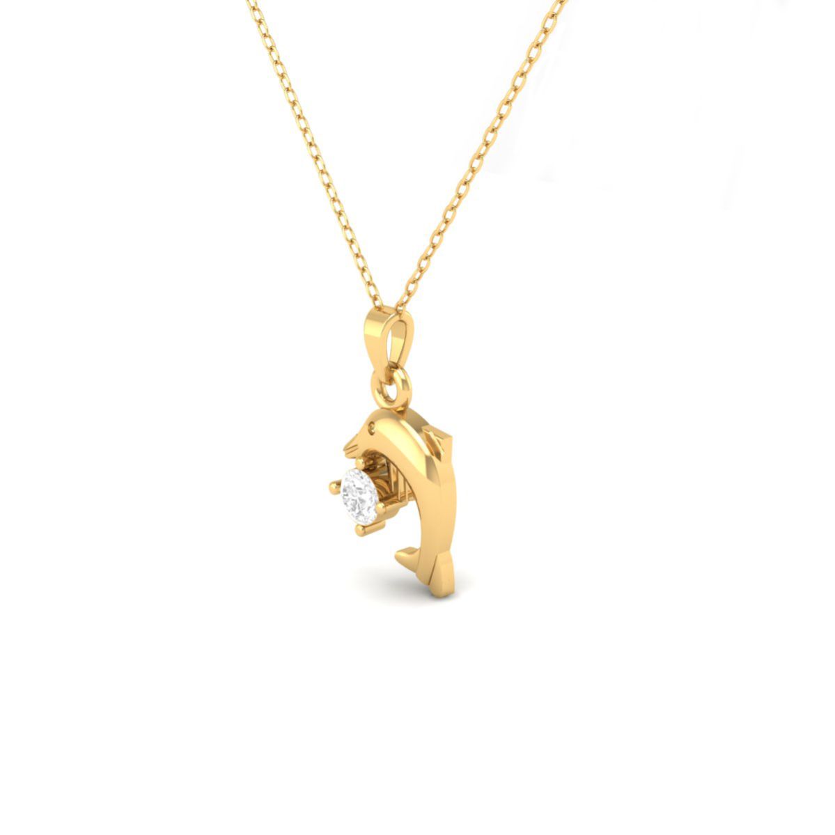 Dolphin Pendant Neckla...