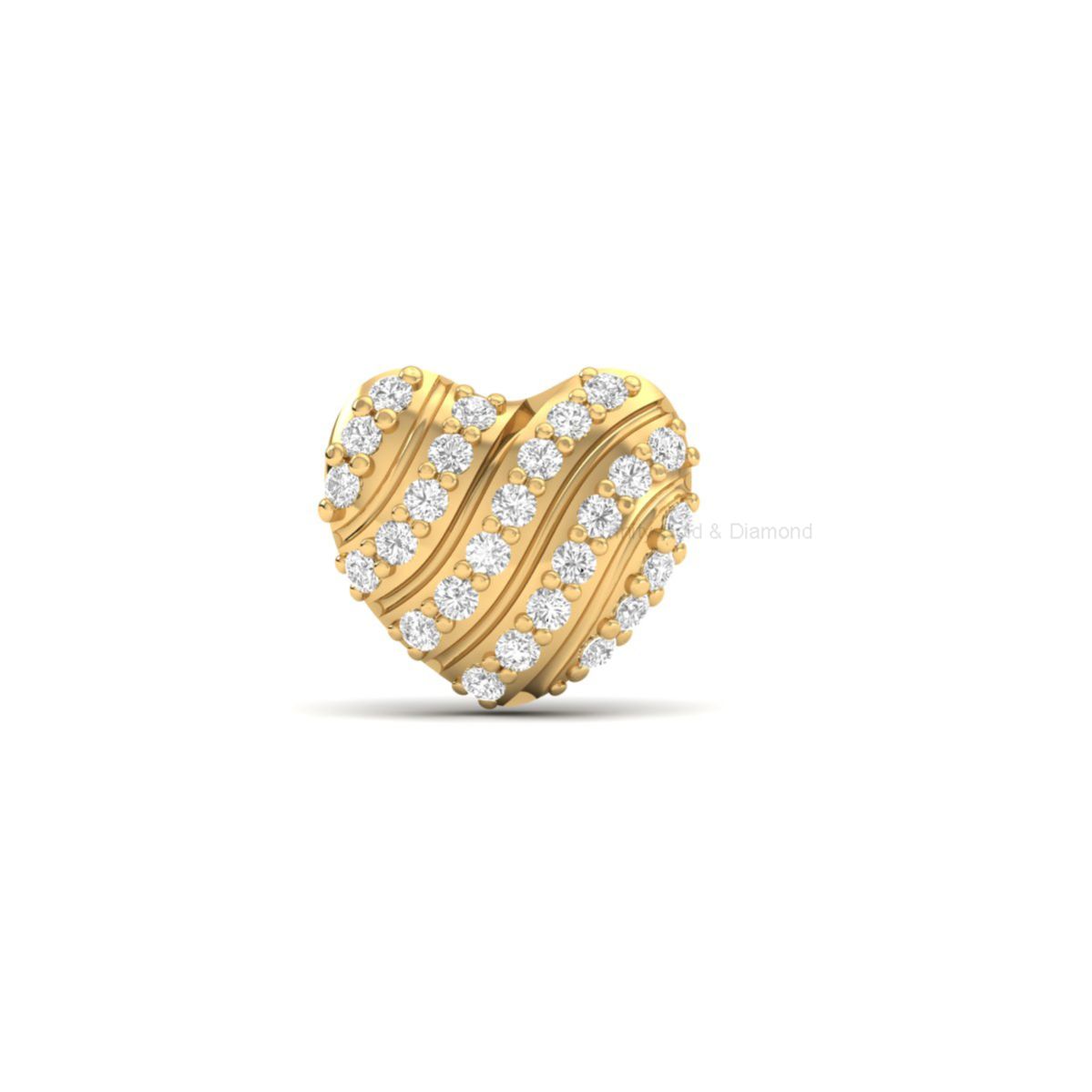 Wavy Diamond Heart Pen...