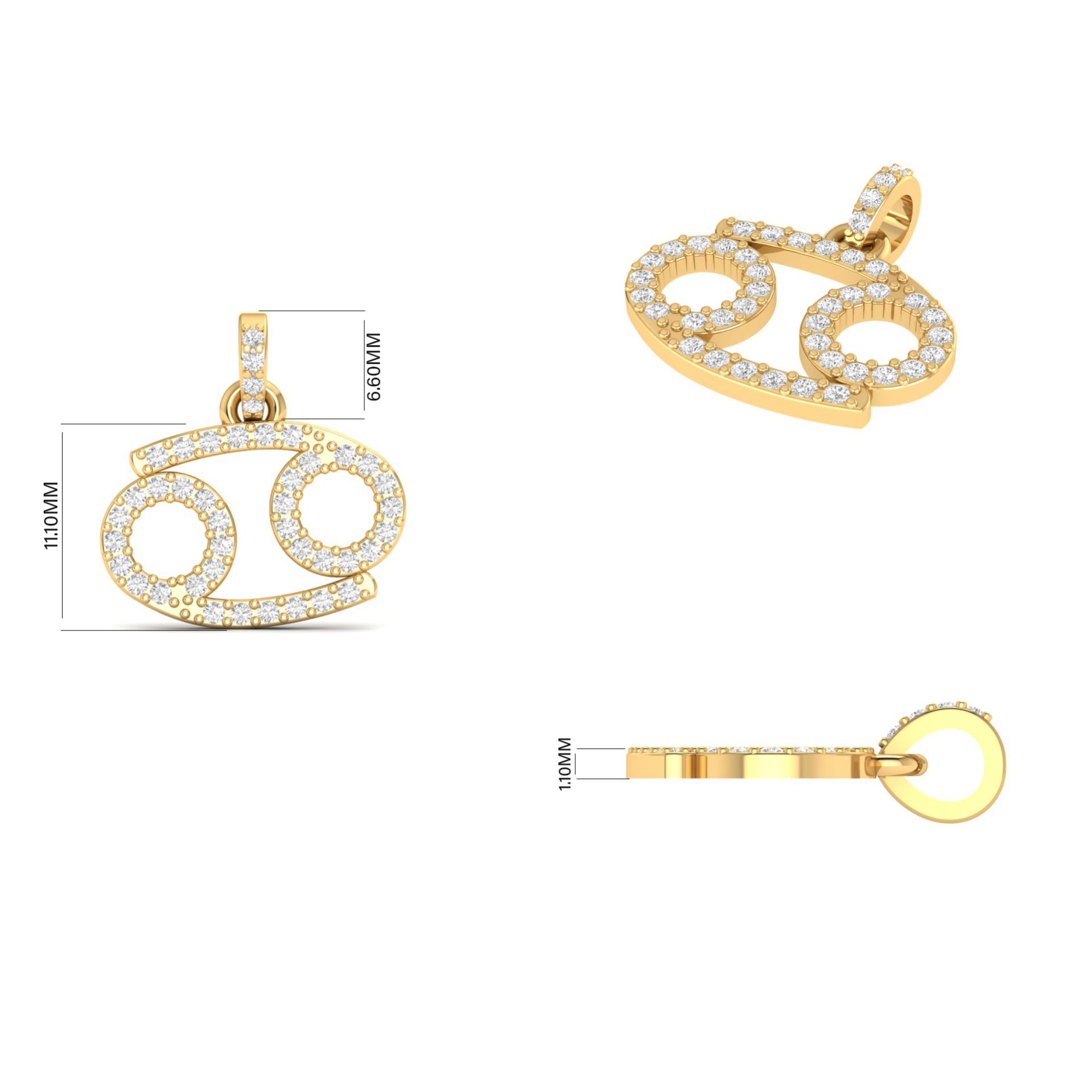 Cancer Zodiac Moissani...