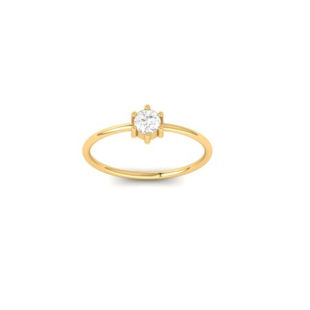 6 Prong Engagement Wedding Ladies Round Cut Moissanite Wedding 925 Sterling Silver Ring