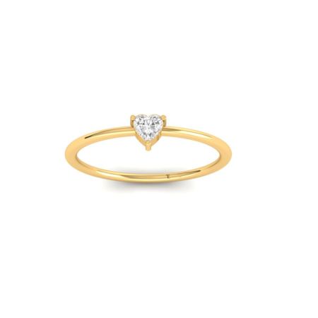 Heart Shape Engagement Moissanite Wedding Promise 925 Sterling Silver Ring