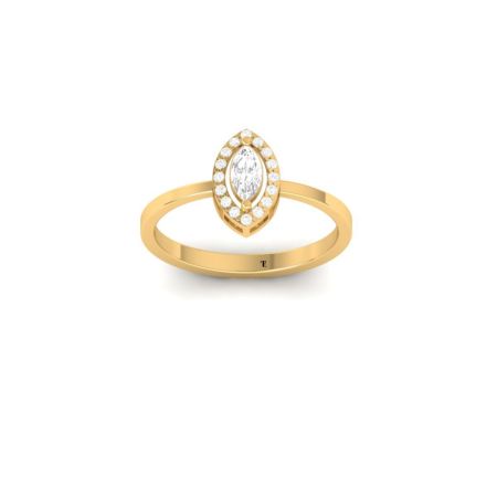 Marquise Cut Moissanite Halo Engagement Wedding Ring for Women, 925 Sterling Silver, Promise Anniversary Ring