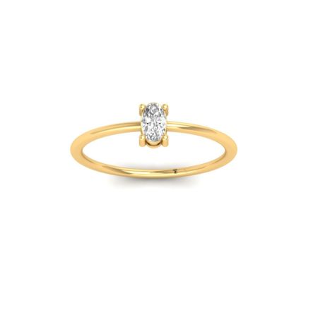 Oval Cut Solitaire Engagement Ring Moissanite Women's Ring